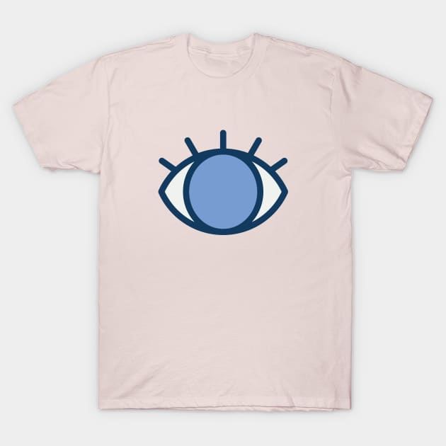 Blue Eyes T-Shirt by abstractocreate